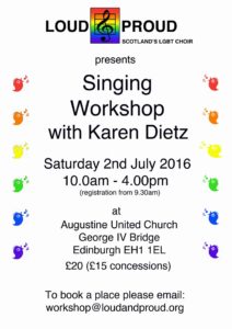 Singing Workshop Poster 2 July 2016